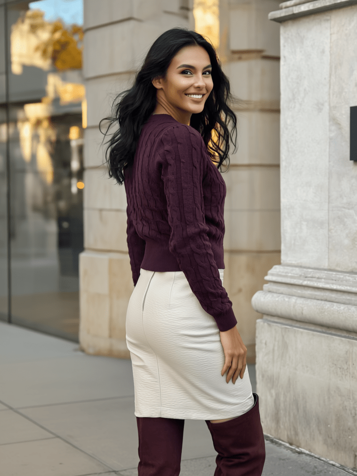 MAGENTA KÖTÖTT KARDIGÁN - Magenta Shop Hungary